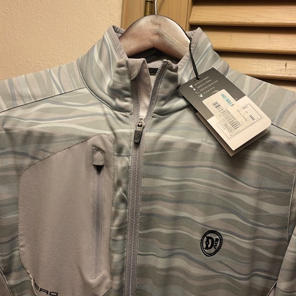 Top Golf men Zero Restriction gray Long Sleeve Windbreaker Size S new - Picture 1 of 9